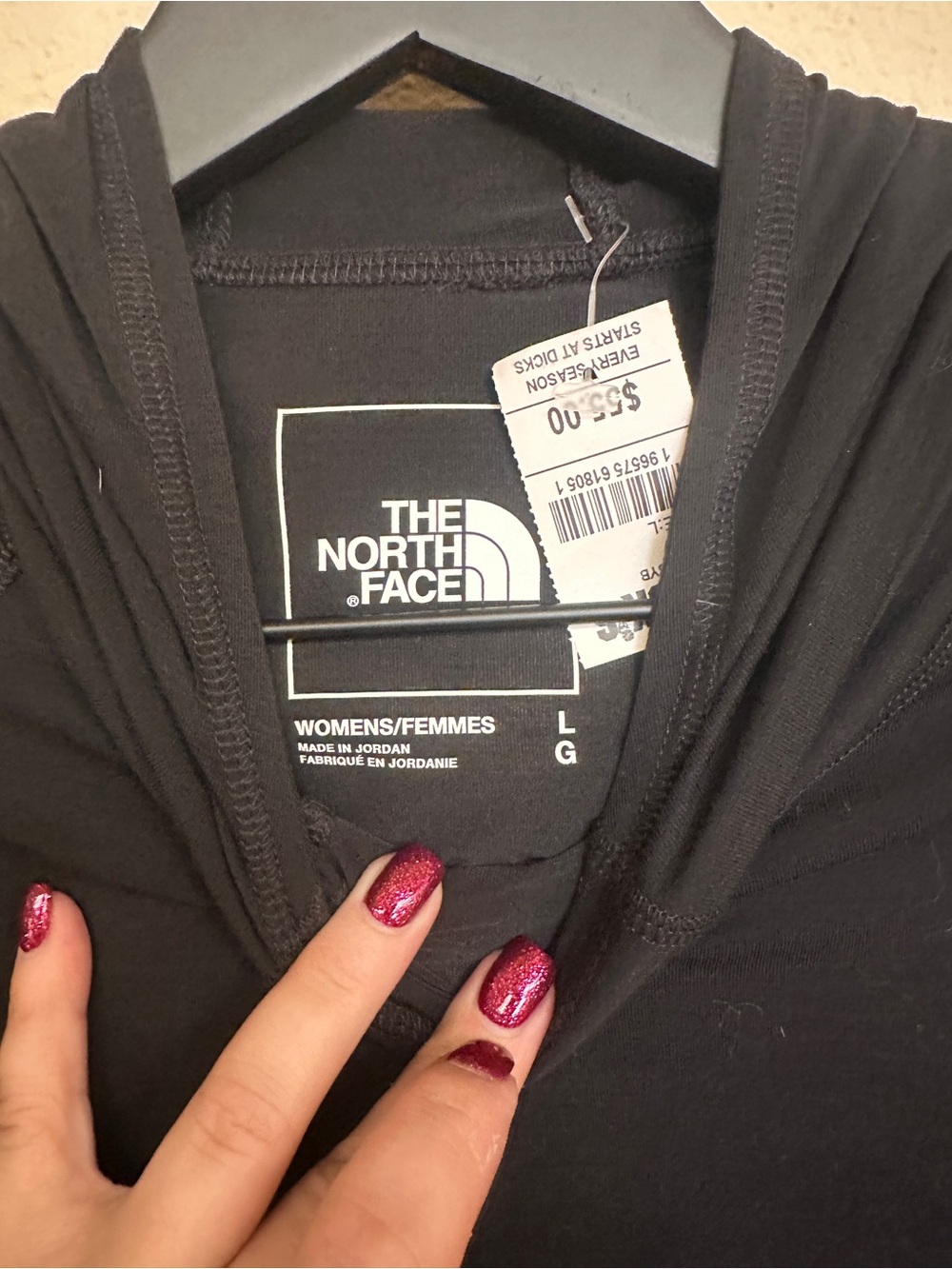 The North Face Women’s Black Lightweight Hooded Long Sleeve Top - Picture 4 of 4